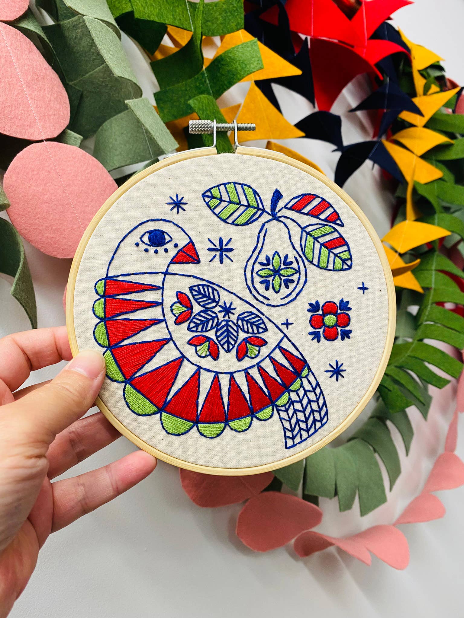 Partridge Complete Embroidery Kit