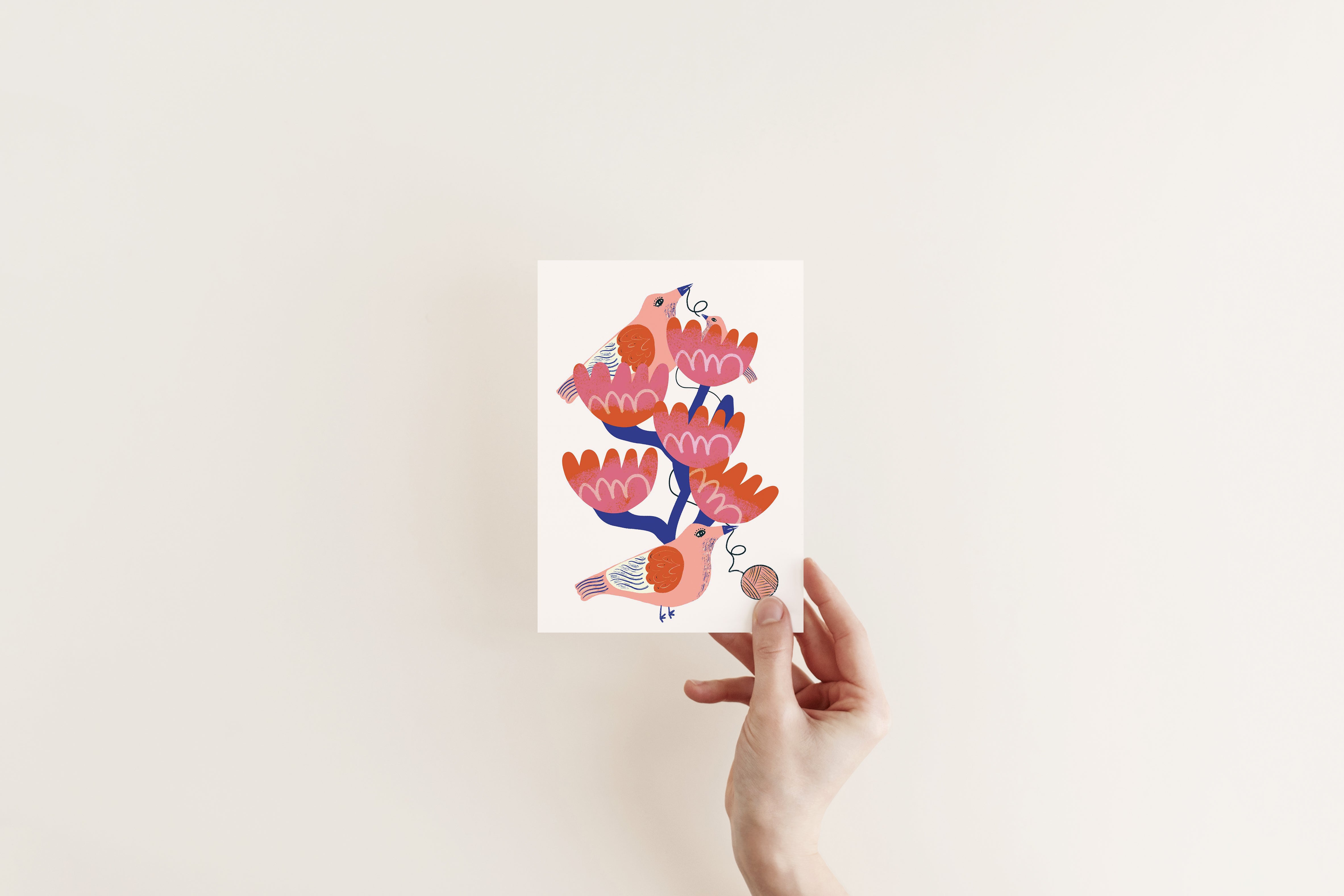 Threads Greeting Card