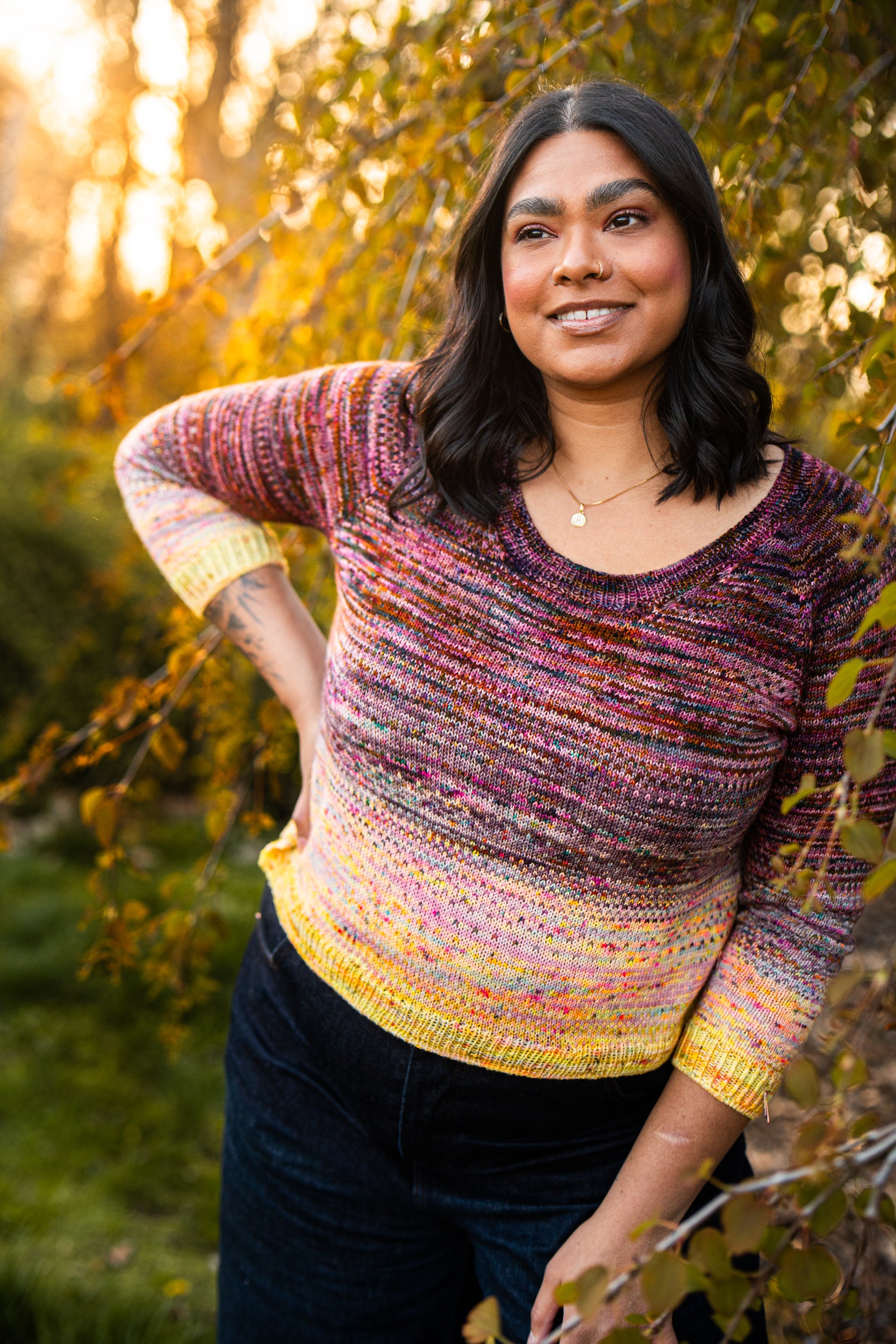 Extra Lite Bright Sweater Kit - Classic Sock - Evening Glow