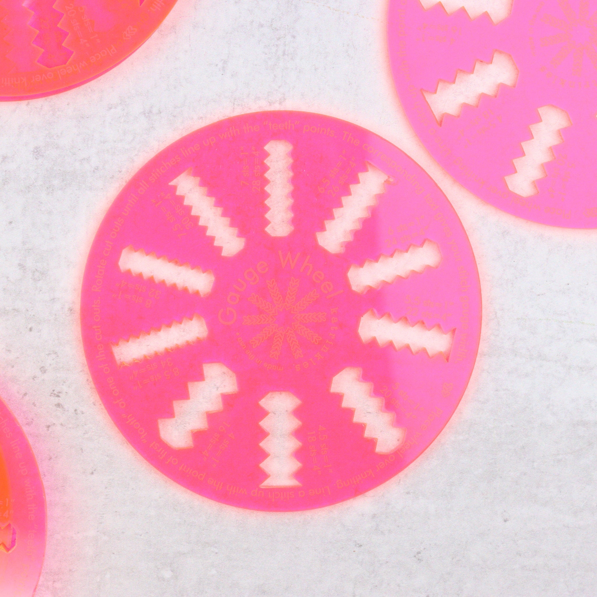 Acrylic Gauge Wheel - Katrinkles