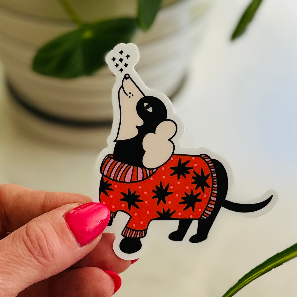 Charming Dog - Vinyl Sticker