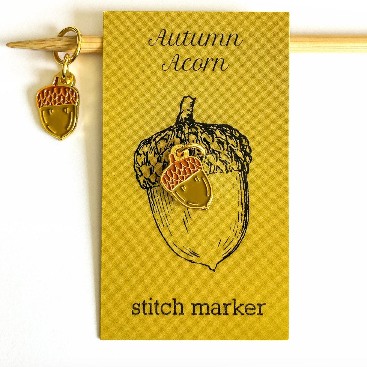FireFly Notes - Acorn Stitch Marker