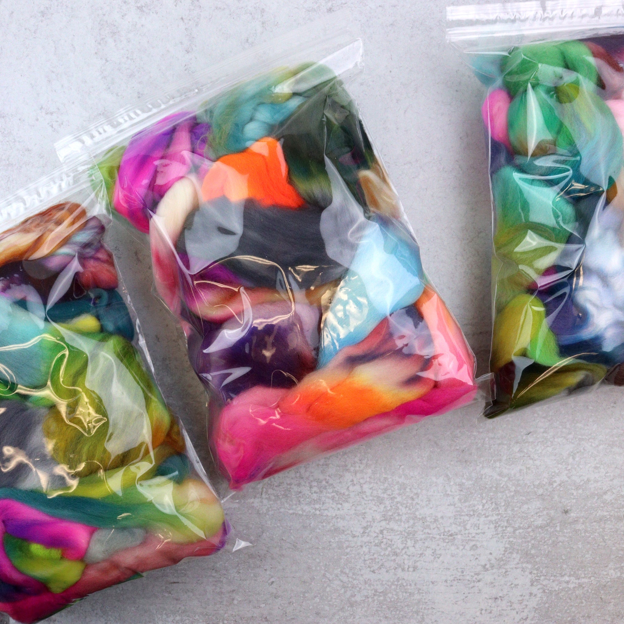 Mixed Bag - Hand Dyed Fibers