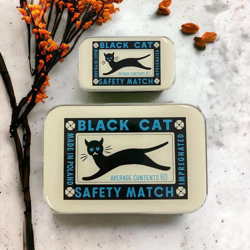 black cat cigarette tin Black Cat Black Cat Cigarettes Match Safe
