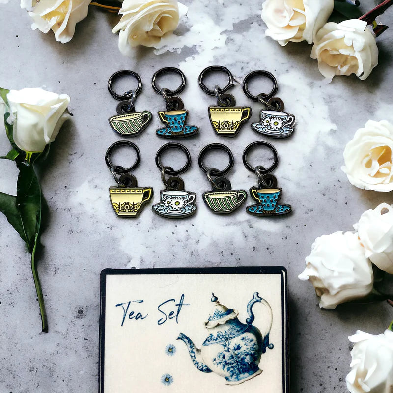 FireFly Notes -Tea Set Stitch Marker Pack