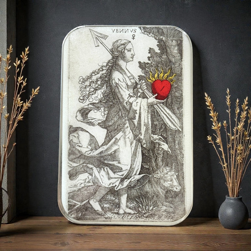 Firefly Notes - Venus and The Flaming Heart Notions Tin