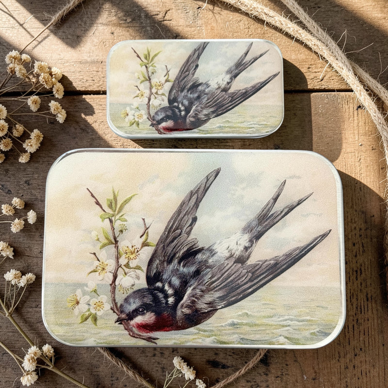 Firefly Notes - Spring Swallow Notions Tin