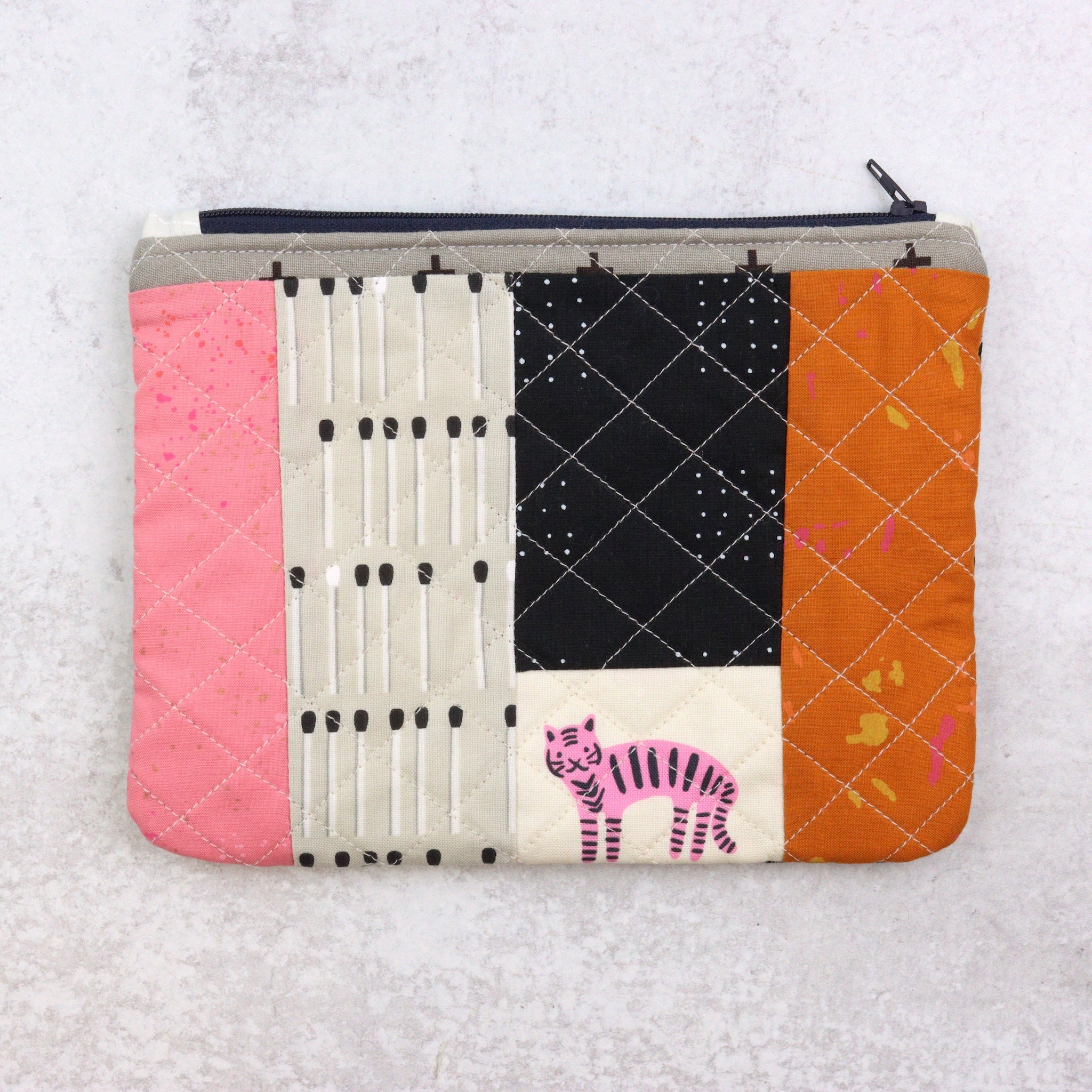Scrappy Zip Pouch - Purl