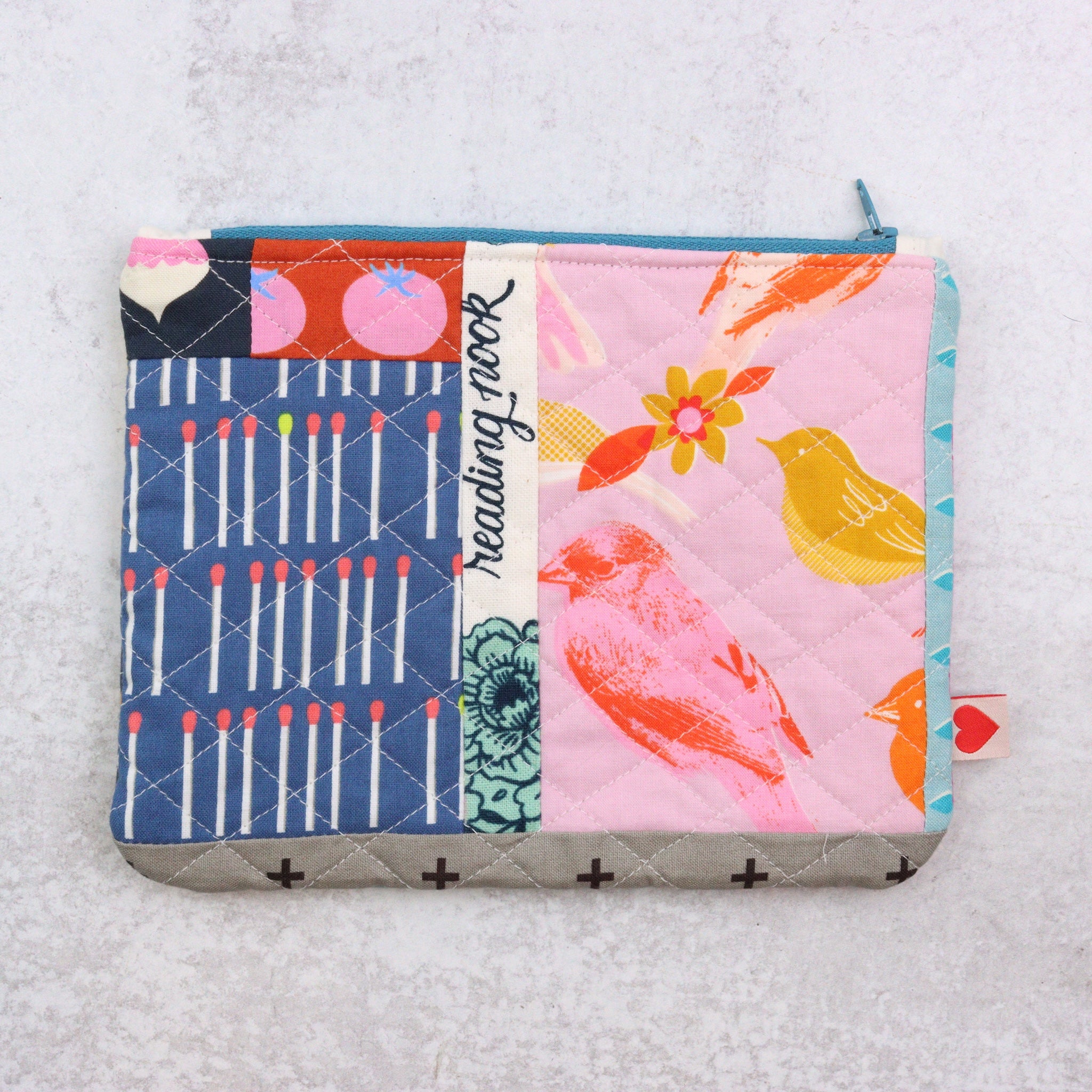 Scrappy Zip Pouch - Reading Nook