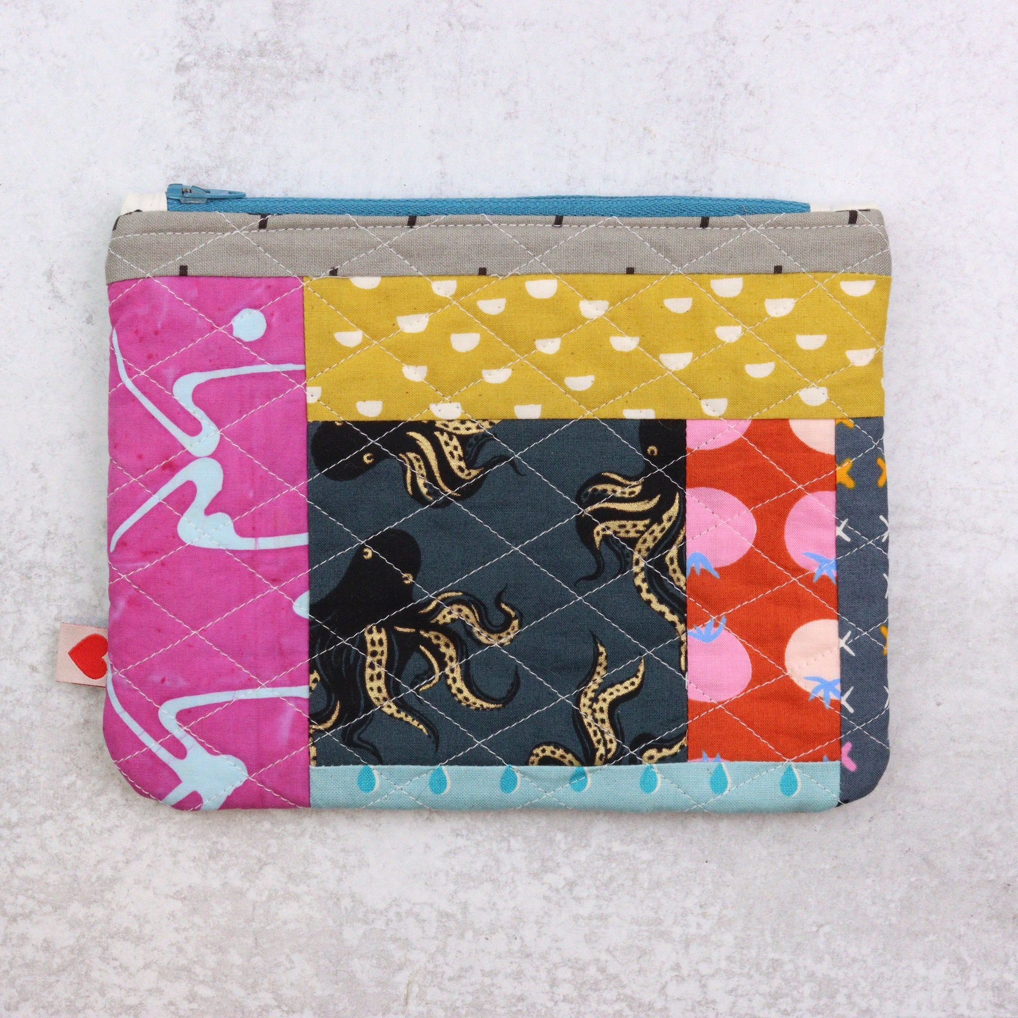 Scrappy Zip Pouch - Reading Nook