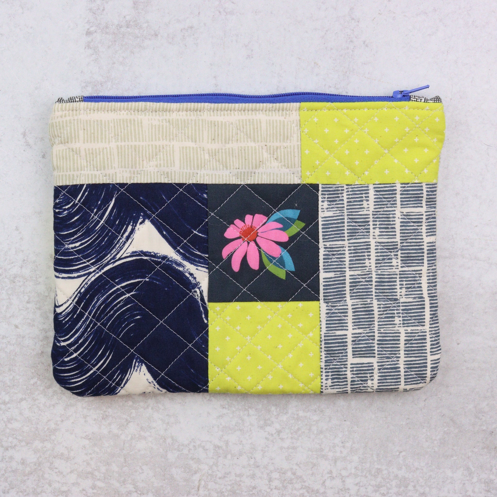 Scrappy Zip Pouch - Tiger Cat