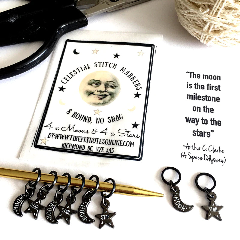 FireFly Notes - Celestial Stitch Markers