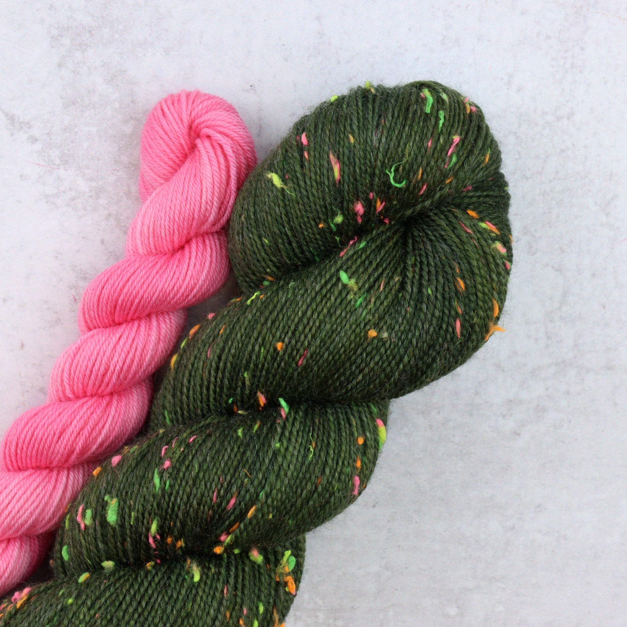 Neon Tweed Sock