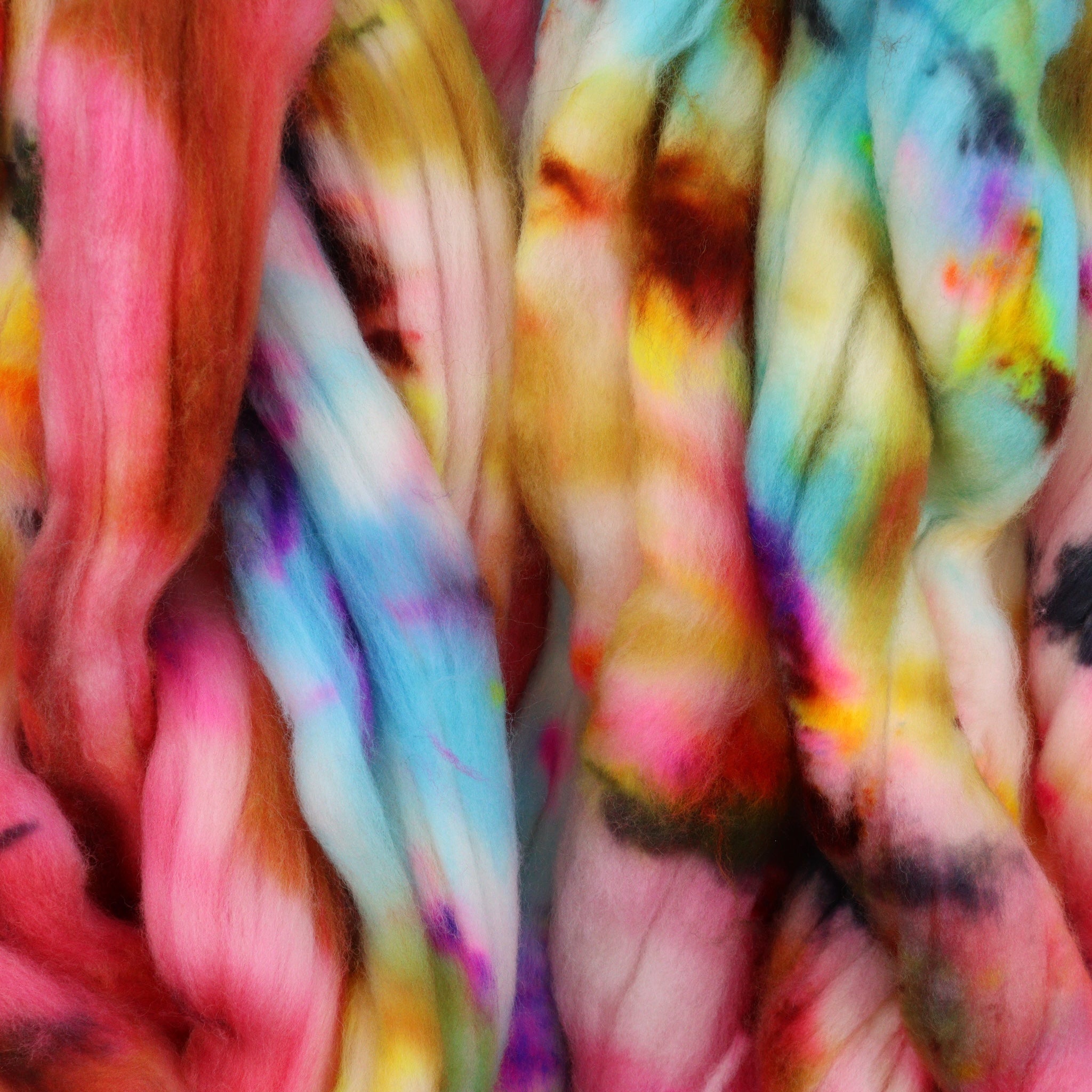 Superwash Merino Nylon Spinning Fiber - Smitten