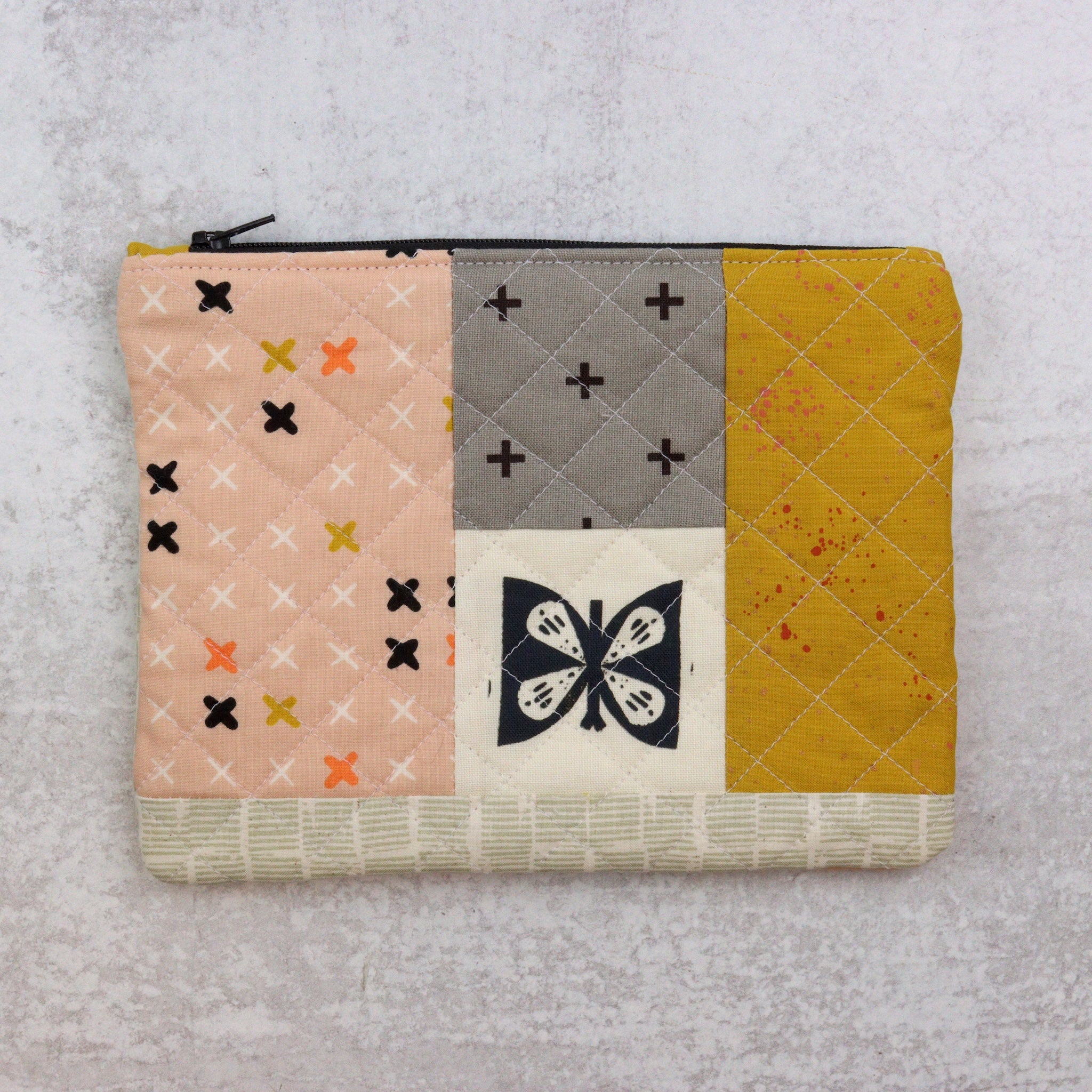 Scrappy Zip Pouch - Butterfly