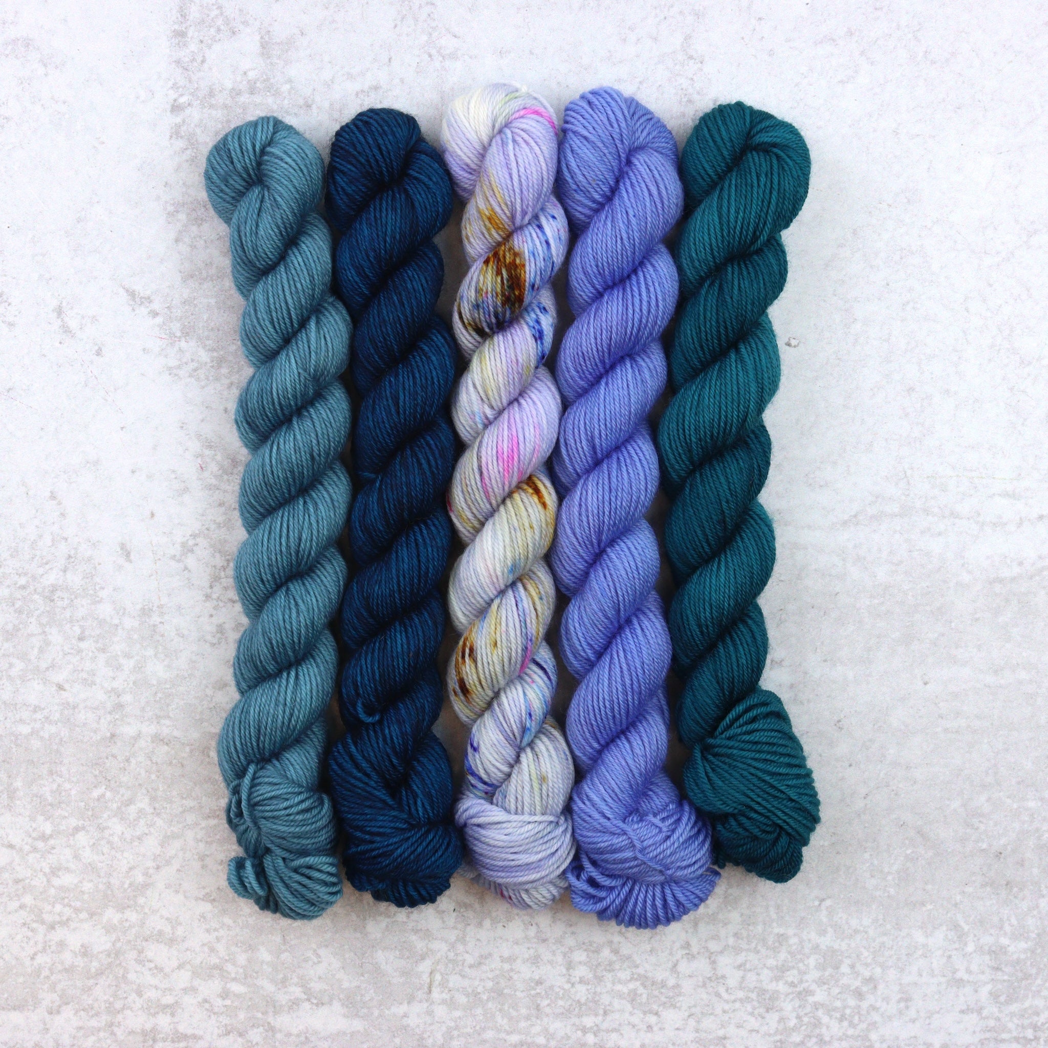 Blue Specks - Classic Sock Mini Bundle