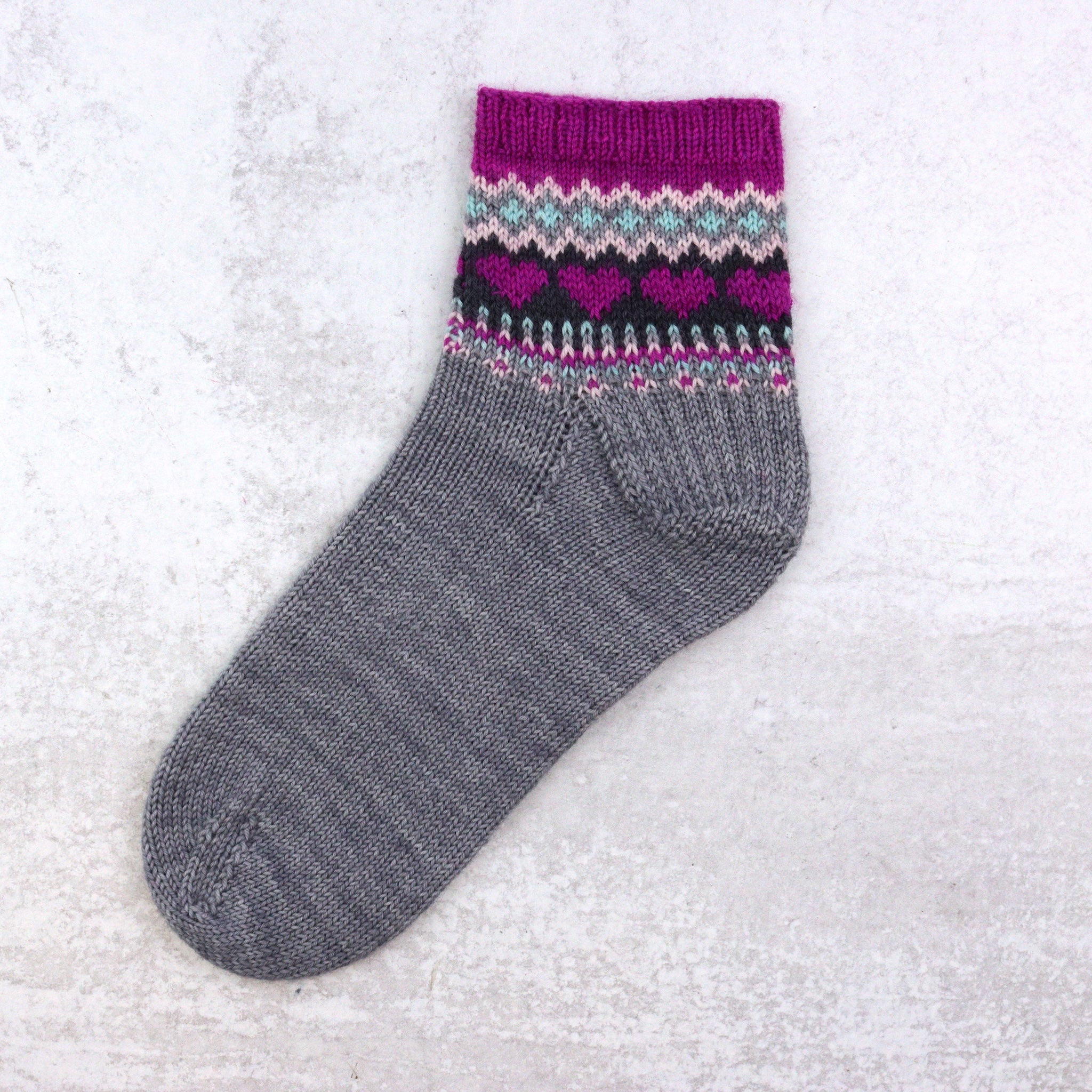 Colorwork Cuff Club (Feb. Vol. 1) - Tough Sock Set