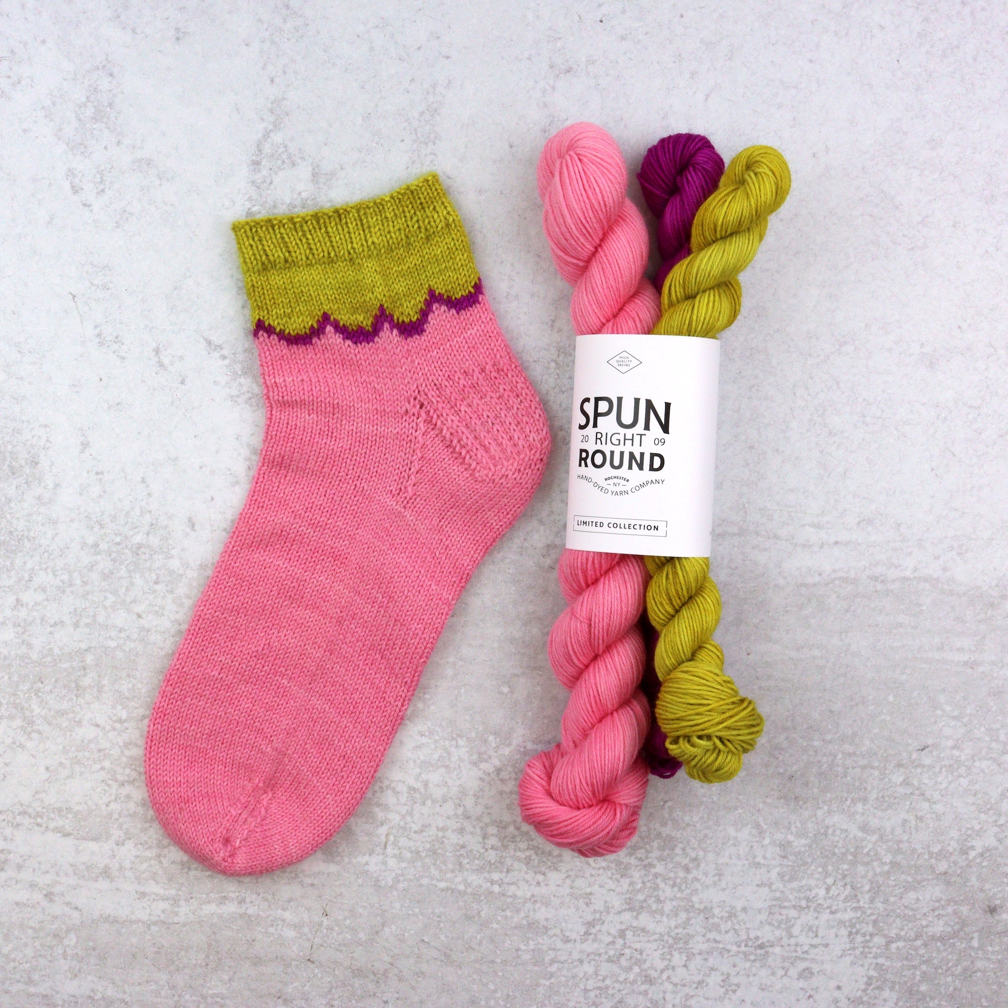 Colorwork Cuff Club (Jan. Vol. 1) - Tough Sock Set