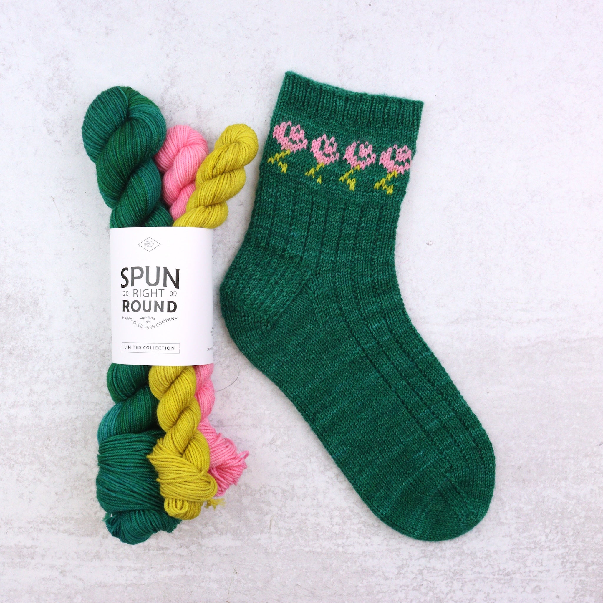 Colorwork Cuff Club (May Vol. 1) - Tough Sock Set