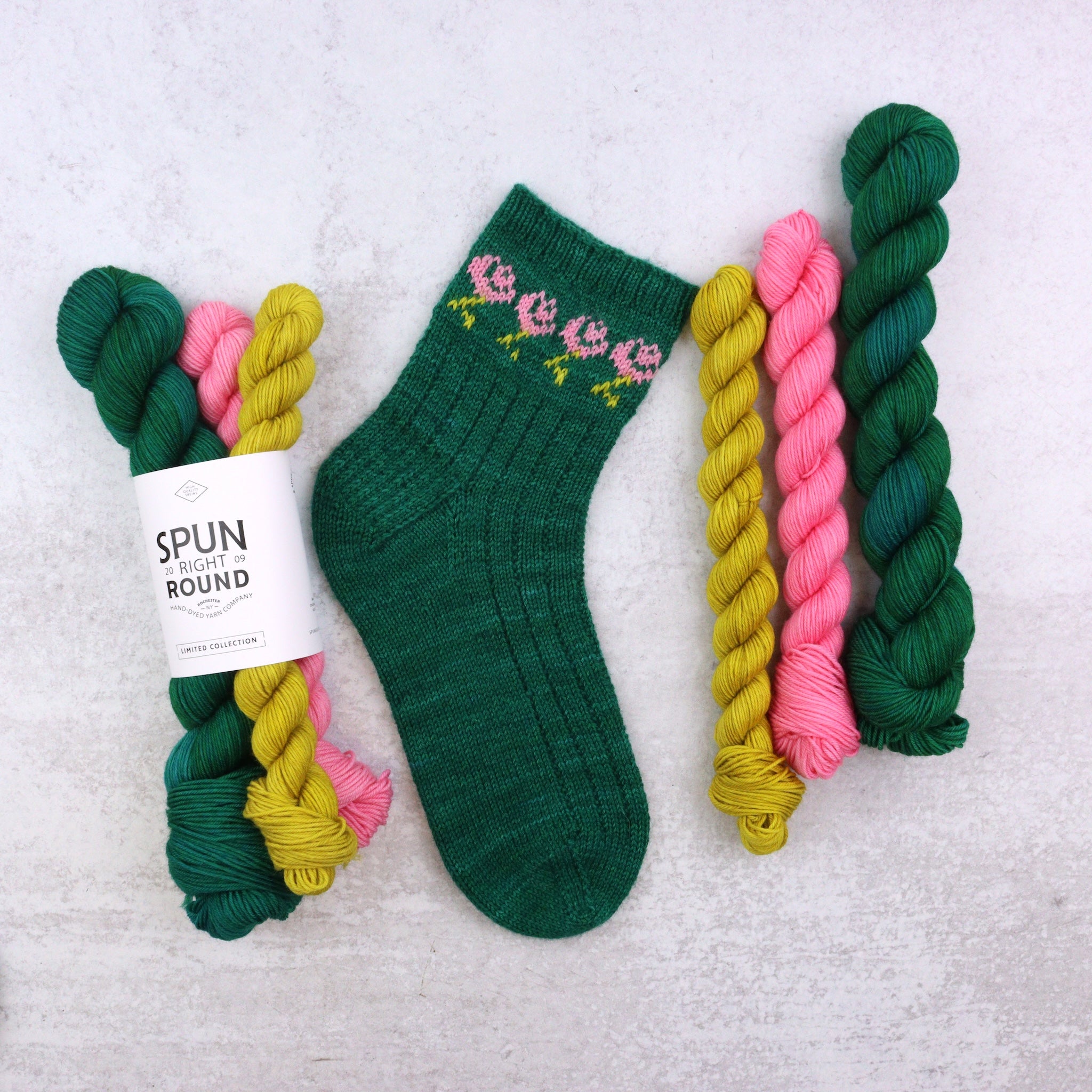 Colorwork Cuff Club (May Vol. 1) - Tough Sock Set