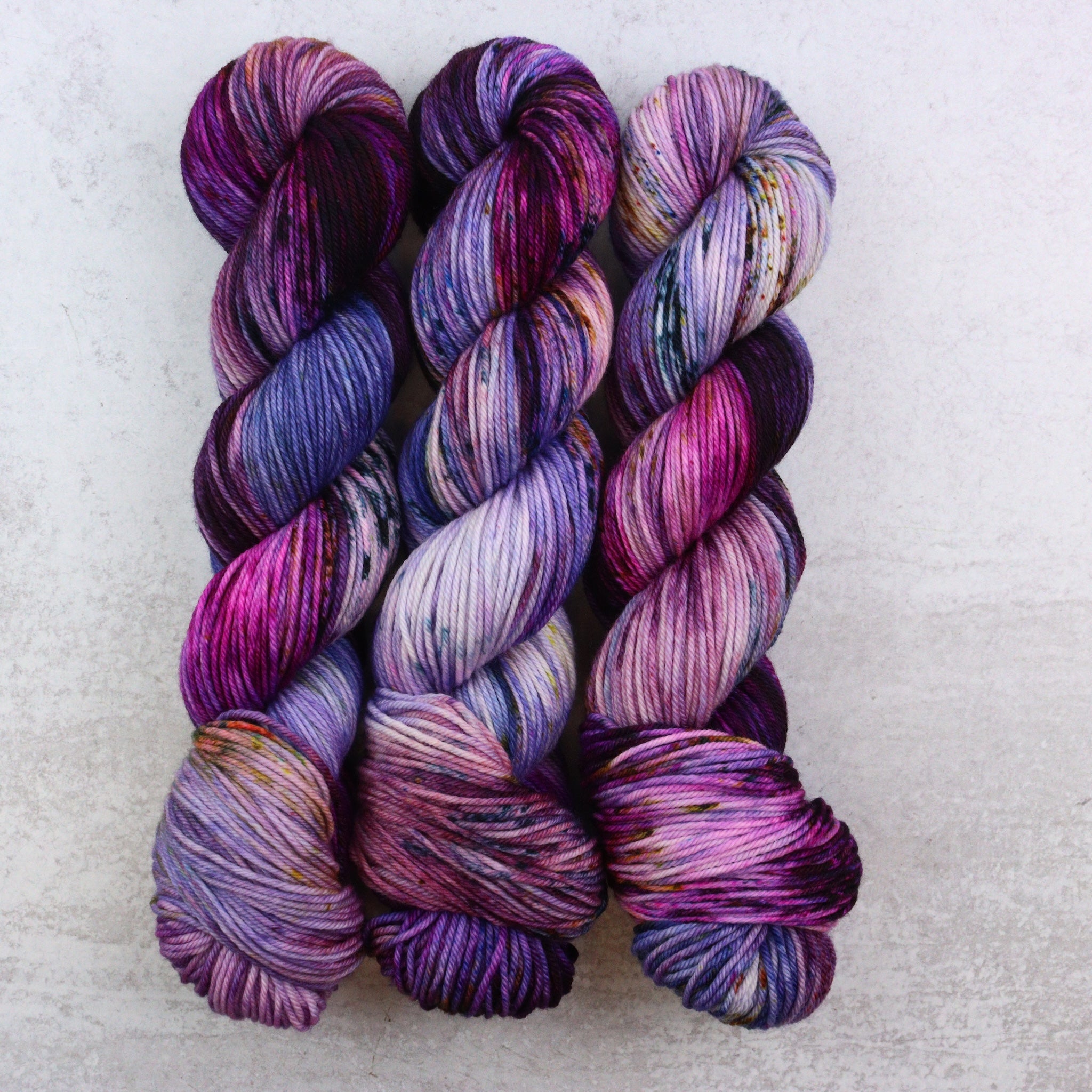 Dragonfly Hand-Dyed DK Yarn - Speckled Superwash Merino | Spun