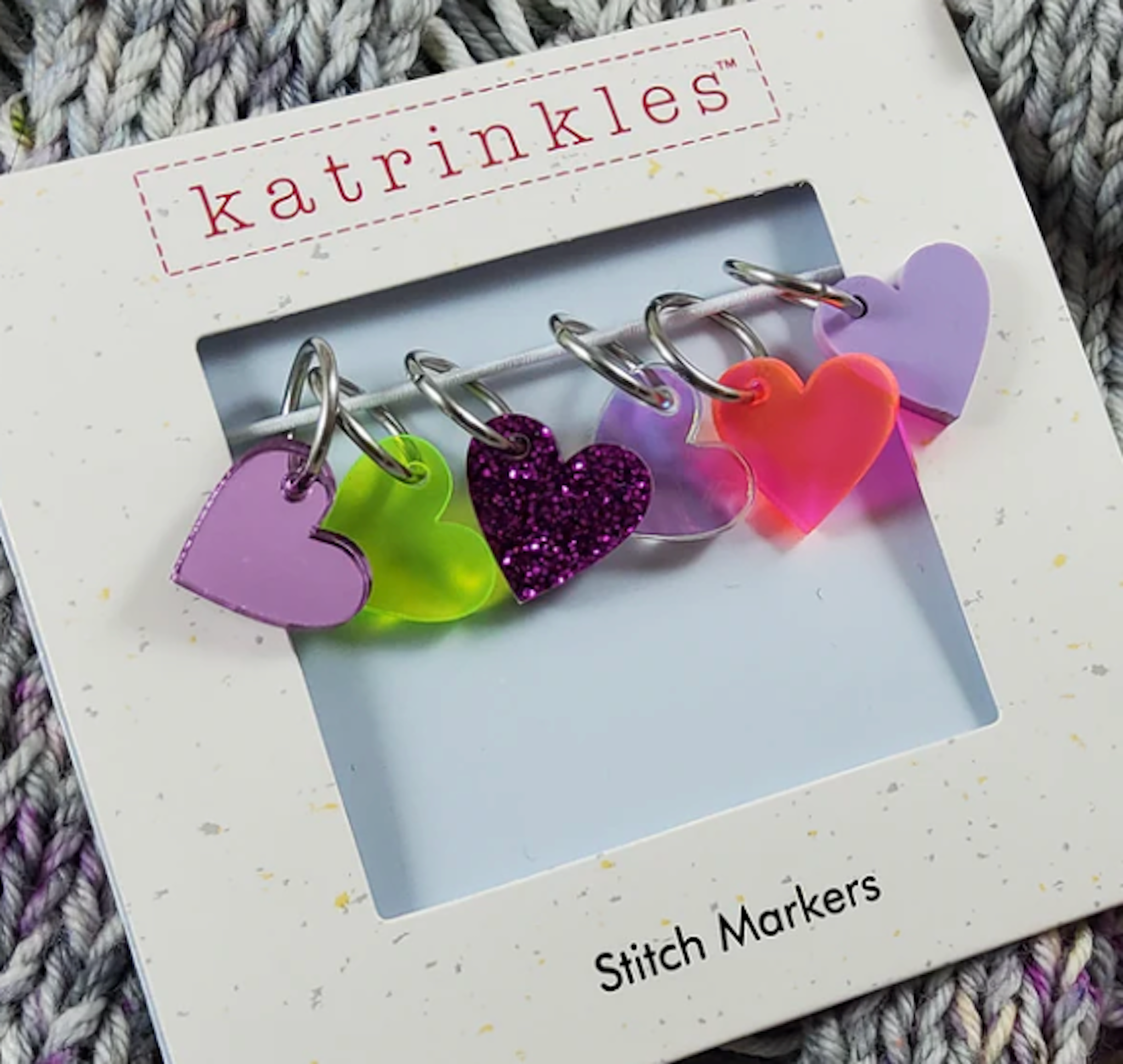Heart Stitch Markers - Katrinkles