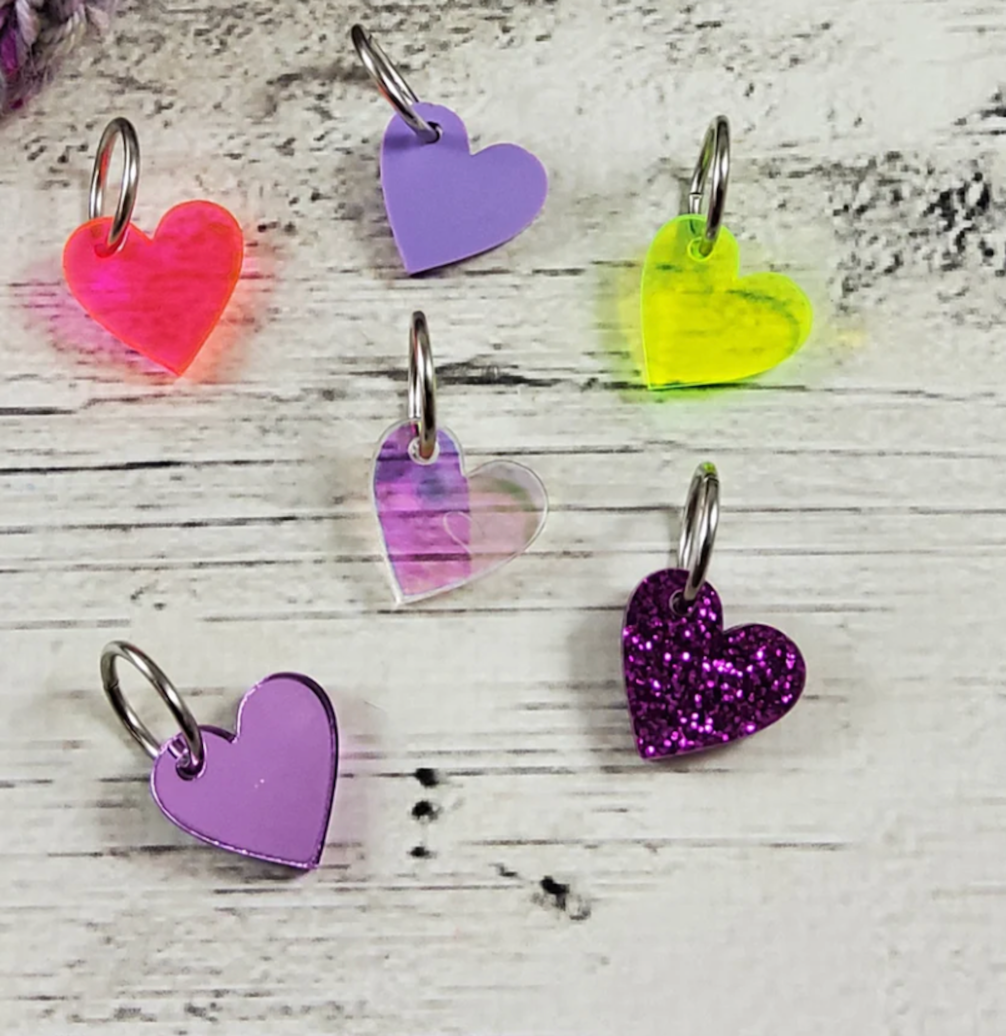 Heart Stitch Markers - Katrinkles