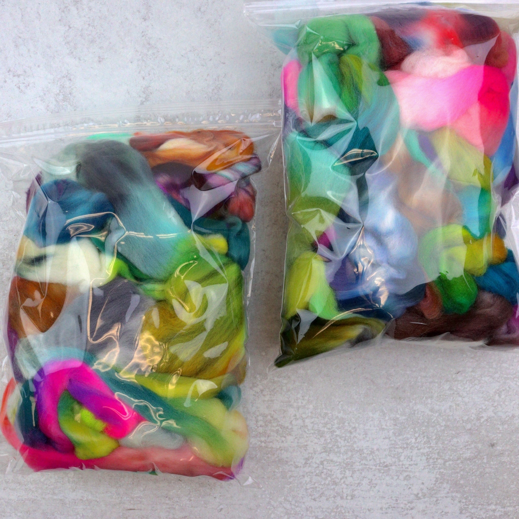 Mixed Bag - Hand Dyed Fibers