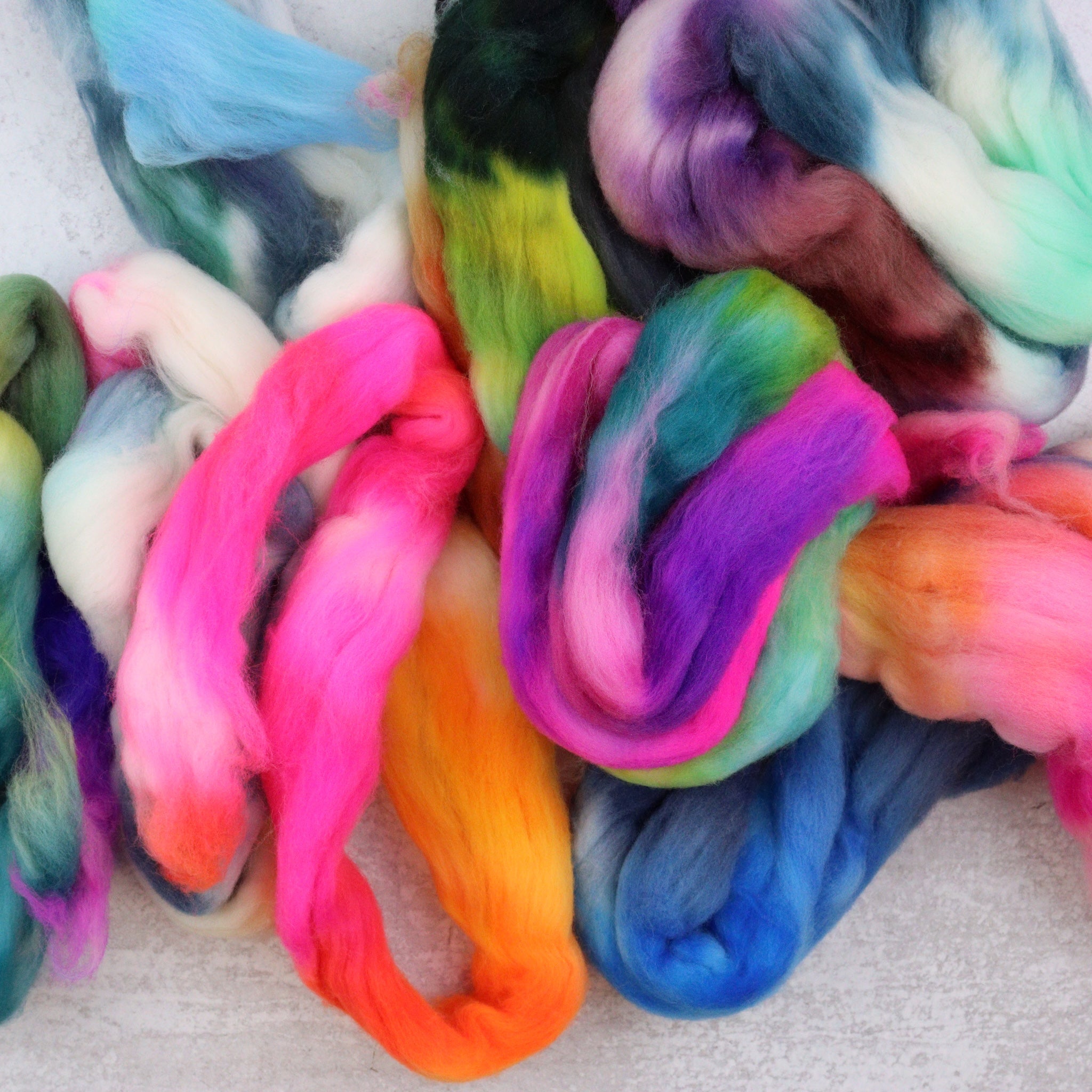 Mixed Bag - Hand Dyed Fibers