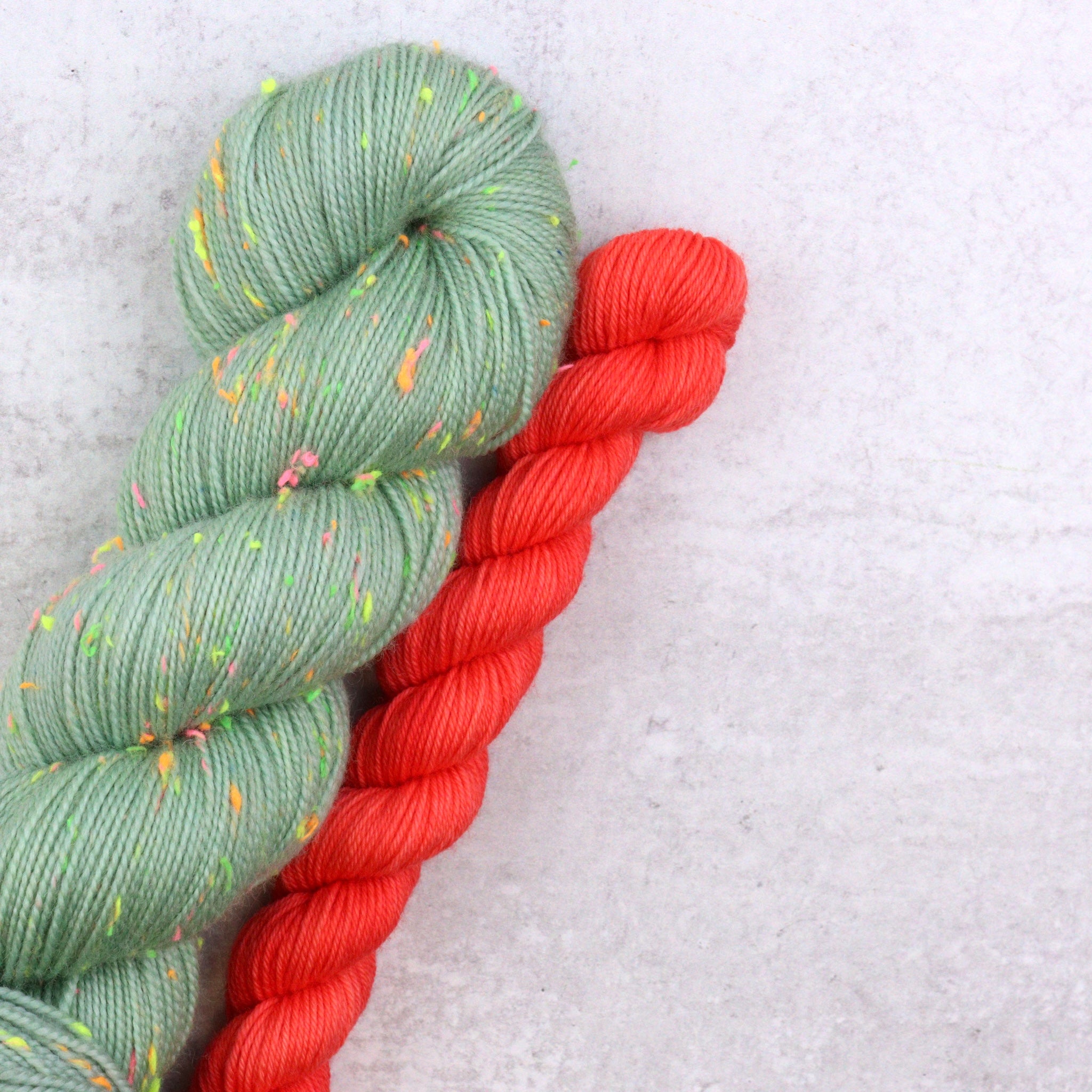 Sage + Lippee - Neon Tweed Sock Set