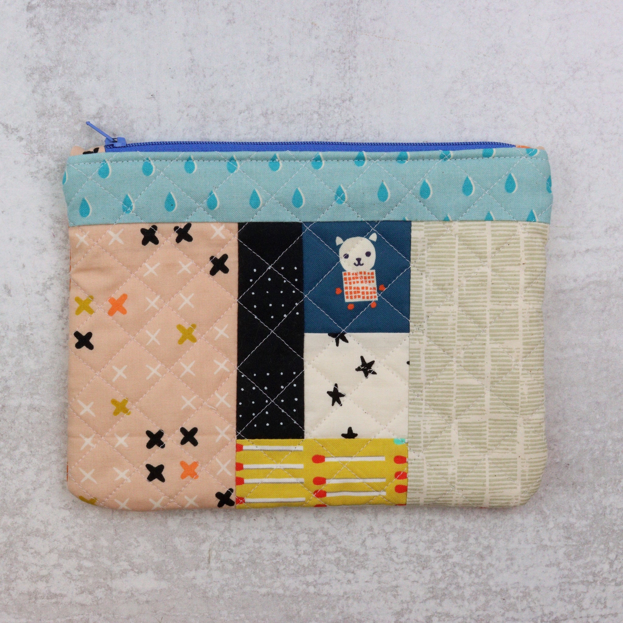 Scrappy Zip Pouch - Social