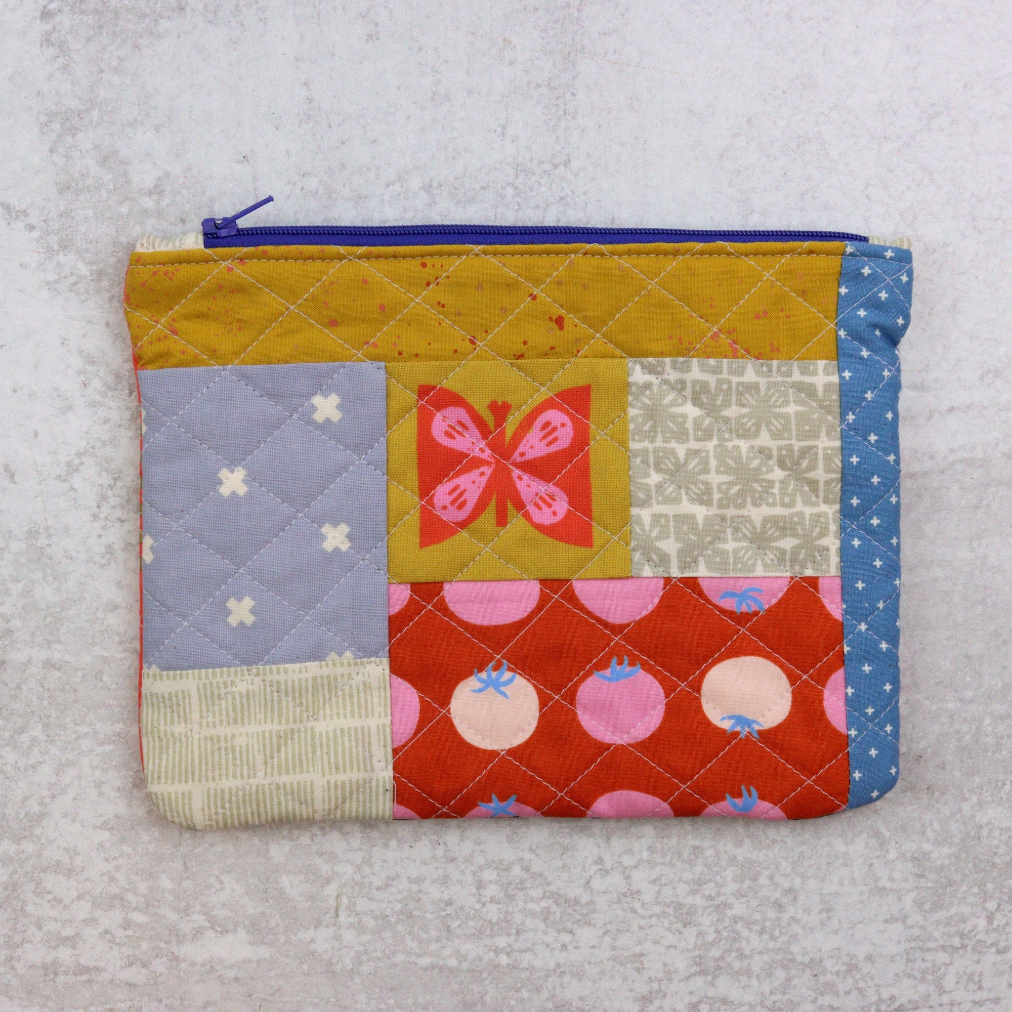 Scrappy Zip Pouch - Tomato Tomahto