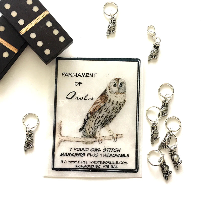 FireFly Notes - Owl Stitch Marker Pack